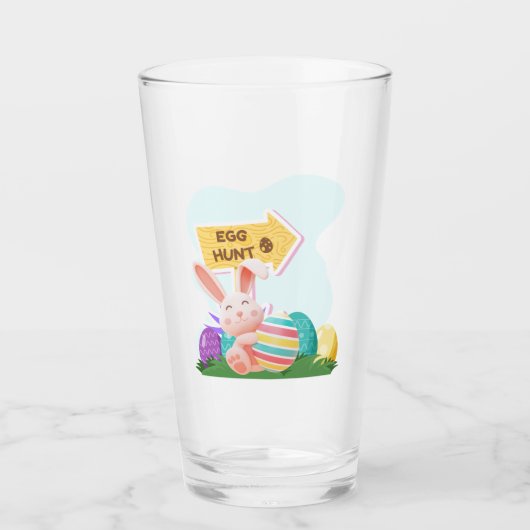 Verre Joyeuses Pâques (Devant)