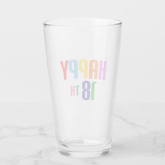 Verre Joyeux 18e (Dos)