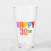 Verre Joyeux 30ème (Devant)