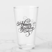 Verre Joyeux anniversaire (Dos)