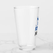 Verre Joyeux Anniversaire Typographie Moderne Pint Bière (Droite)