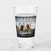 Verre Joyeux après la fête de la mariée photo (Dos)