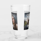 Verre Joyeux après la fête de la mariée photo (Gauche)