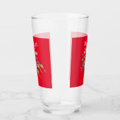 Verre Joyeux Cerf bondissant de Noël (Droite)