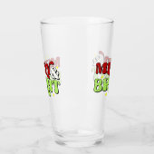 Verre Joyeux et lumineux - Noël rétro Joyeux Joyeux Fête (Gauche)