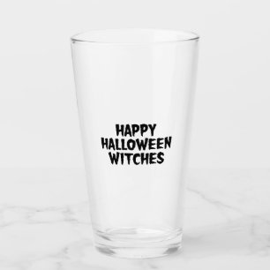 Verre Joyeux Halloween Sorcières