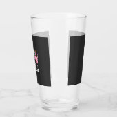 Verre Joyeux Hanukkah chien teckel (Gauche)