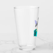 Verre Joyeux manchot de pêche de Noël (Droite)
