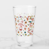 Verre Joyeux Motif de Noël (Dos)