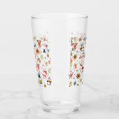 Verre Joyeux Motif de Noël (Gauche)