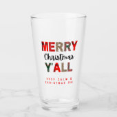 Verre Joyeux Noël (Devant)