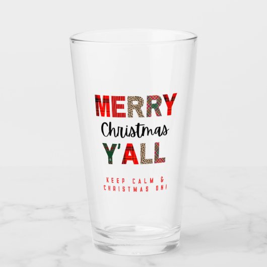 Verre Joyeux Noël (Devant)