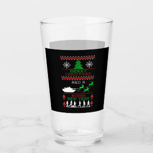 Verre Joyeux Noël Armée Nouvel An