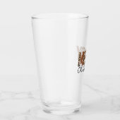 Verre "Joyeux Noël" Bloc de couleur moderne Leopard Boho (Droite)