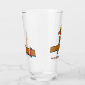 Verre Joyeux Noël Dachshund (Droite)