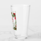 Verre Joyeux Noël de verdure (Gauche)