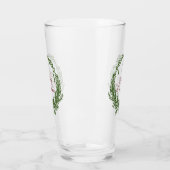 Verre Joyeux Noël et Joyeux Nouvel An Pint Glass (Gauche)