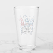 Verre Joyeux Noël Gnomes (Dos)