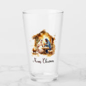 Verre Joyeux Noël Nativité (Devant)