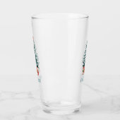 Verre Joyeux Noël Pin enneigé (Gauche)