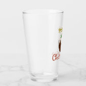 Verre Joyeux Noël+Pudding Design (Droite)