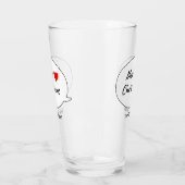 Verre Joyeux Noël sincère (Gauche)