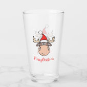 Verre Joyeux orignal de Noël (Dos)