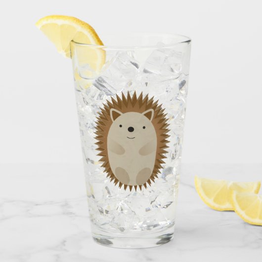 Verre Joyeux petit hérisson (Devant glace)