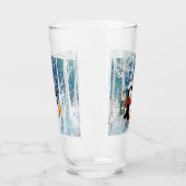 Verre Joyeux pingouin - Noël (Gauche)