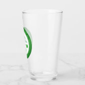 Verre Joyeux Saint Patrick`s Day Shamrock vert irlandais (Gauche)