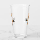 Verre Joyeux sauter quokka dessin animé (Gauche)