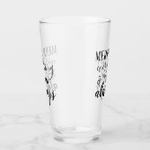 Verre Joyeux script noir Tout & Joyeux toujours (Droite)