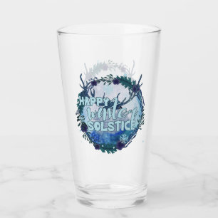 Verre Joyeux Solstice D'Hiver - Célébrer La Saison