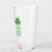 Verre Joyeux St. Patrick's Day Lucky Shamrock Clover (Gauche)