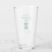 Verre Joyeux St. Patrick's Day Smile Face (Dos)