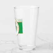 Verre Joyeux St Patrick's Day Vert En vichy Shamrock (Gauche)