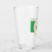 Verre Joyeux St Patrick's Day Vert En vichy Shamrock (Droite)