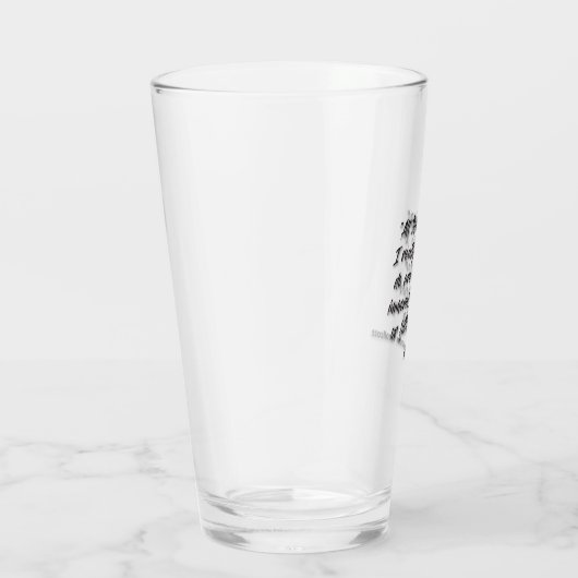 Verre JSR "Toutes les choses que j'aime vraiment (Droite)
