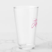 Verre JUBILATION ! CÉLÉBRATION (PINK) de Jeff Willis Art (Droite)