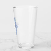 Verre Judaïque - Lunettes de boisson - Hamsa Design (Gauche)