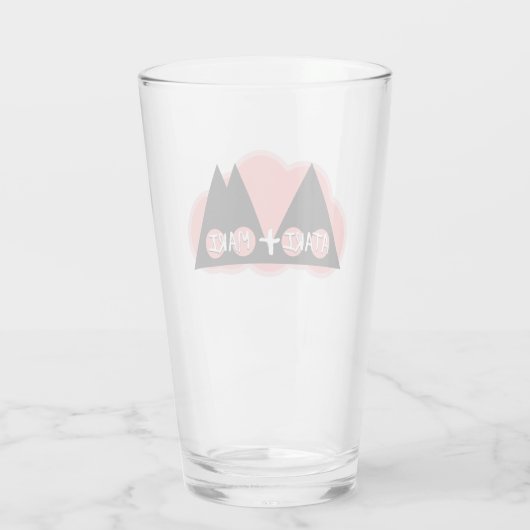 Verre Jumeuse du logo ATARI+MARI (Dos)