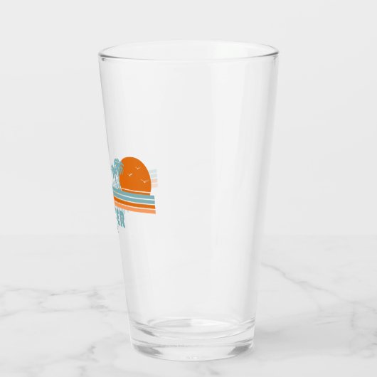 Verre Jupiter Floride Sun Palm Trees (Gauche)