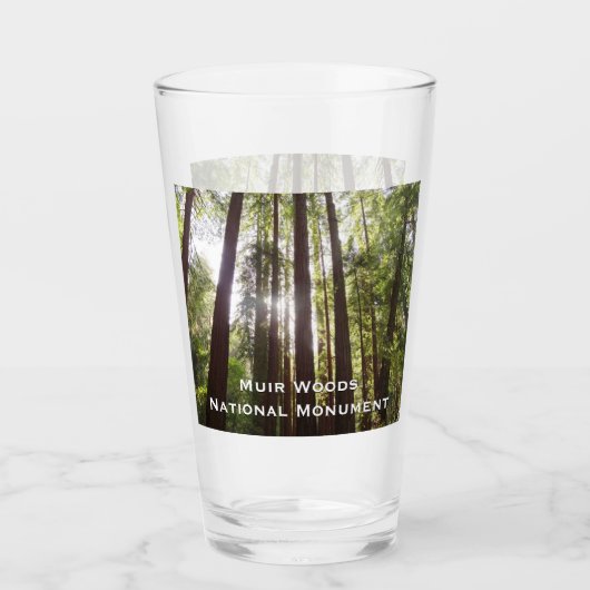 Verre Jusqu'aux séquoias le matin (Devant)