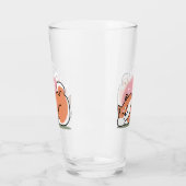 Verre Juste un Shiba allongé bas : mignonne conception S (Gauche)