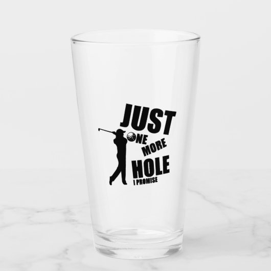 Verre Juste Un Trou De Plus Je Promets Golf (Devant)