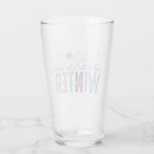 Verre Juste une fille qui aime l'hiver mignonne design s