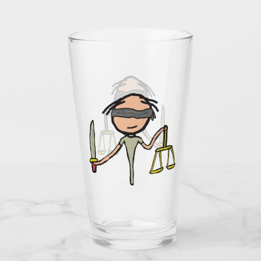 Verre Justice de la dame (Devant)