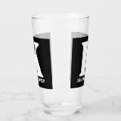 Verre K Monogramme classique tendance mariage personnali (Gauche)