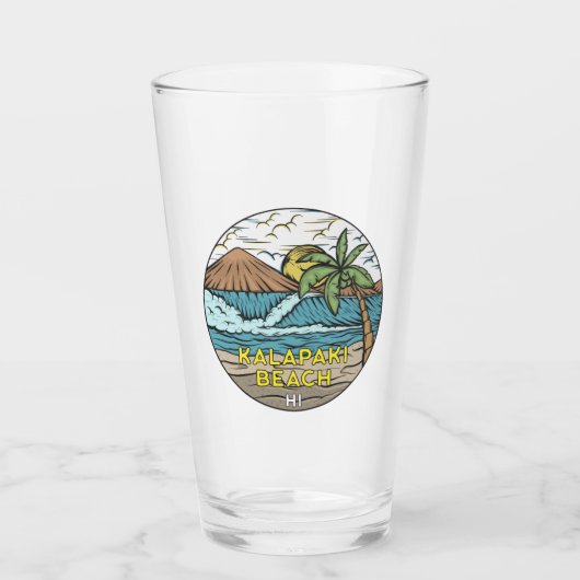 Verre Kalapaki Beach Hawaii Vintage (Devant)