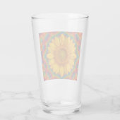 Verre Kaleidoscope Sunflower  (Dos)